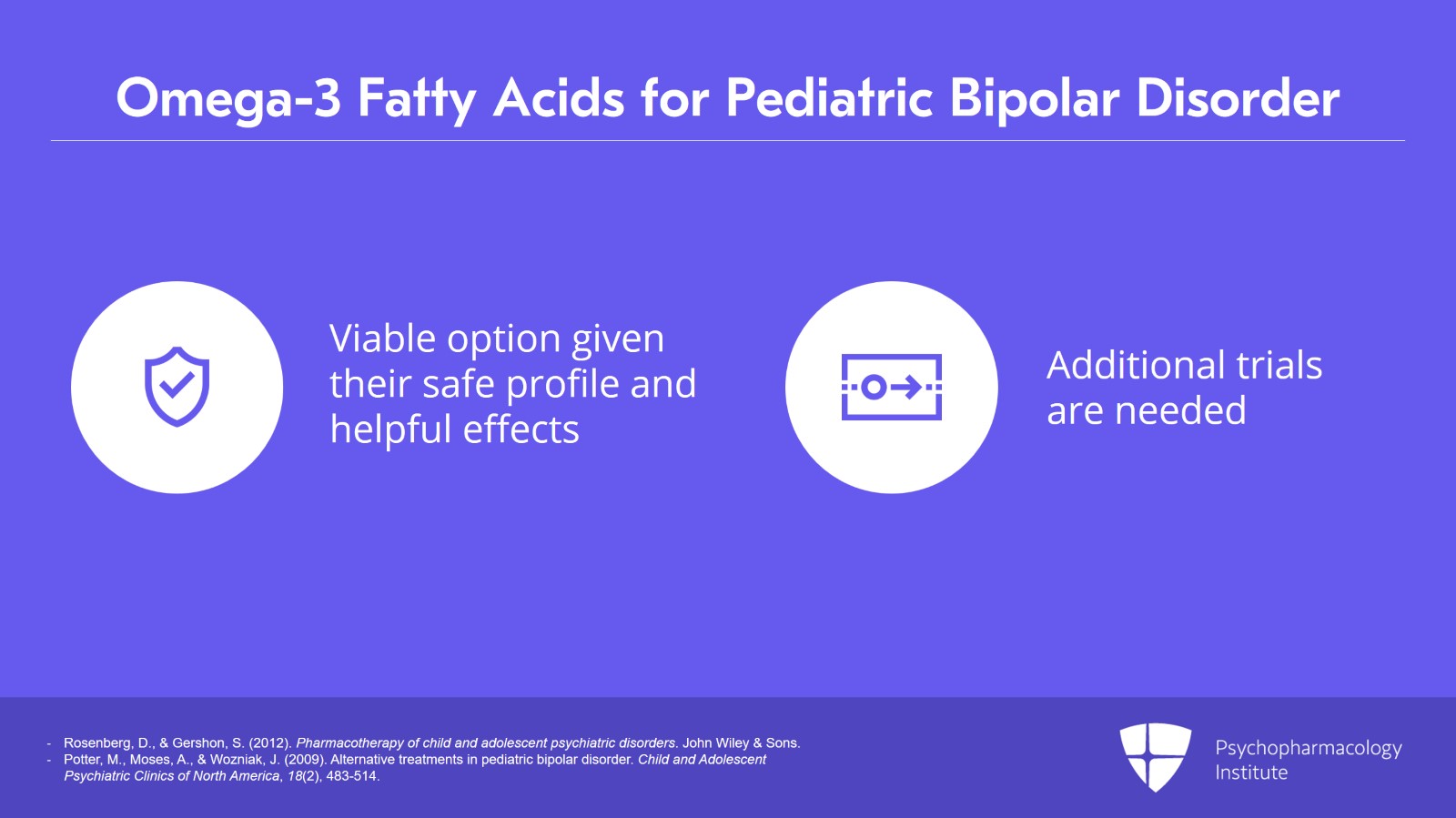 Use of Omega 3 Fatty Acids in Children and Adolescents